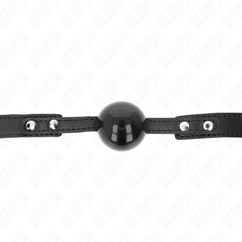 KINK – BALLE TPE SOUPLE 4 CM GAG MODÈLE 3 60 x 2 CM RÉGLABLE 37-52 CM