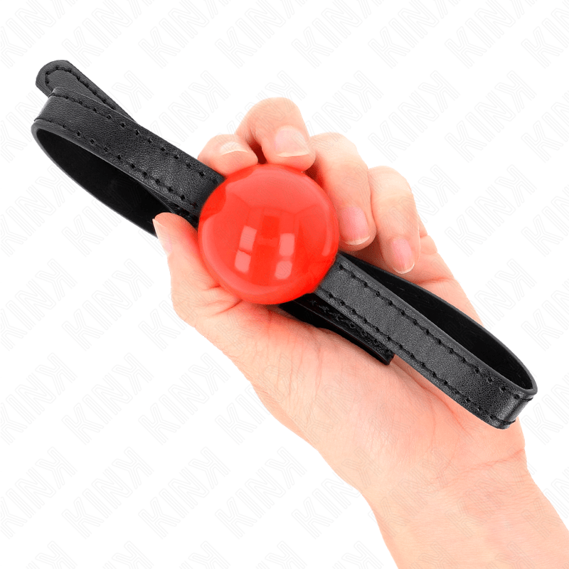 KINK – BALLE SOLIDE SIMPLE ROUGE 4 CM BAG 65 x 1,5 CM
