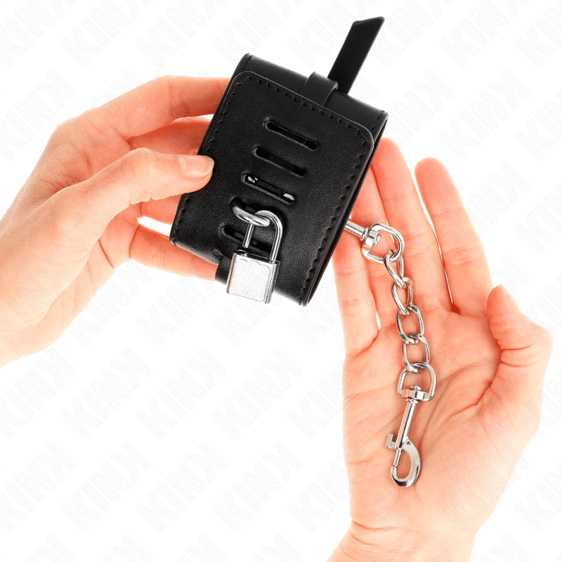 KINK – APPUI-POIGNETS VERROUILLABLES DELUXE NOIR AJUSTABLE 14,5-21 CM X 6 CM