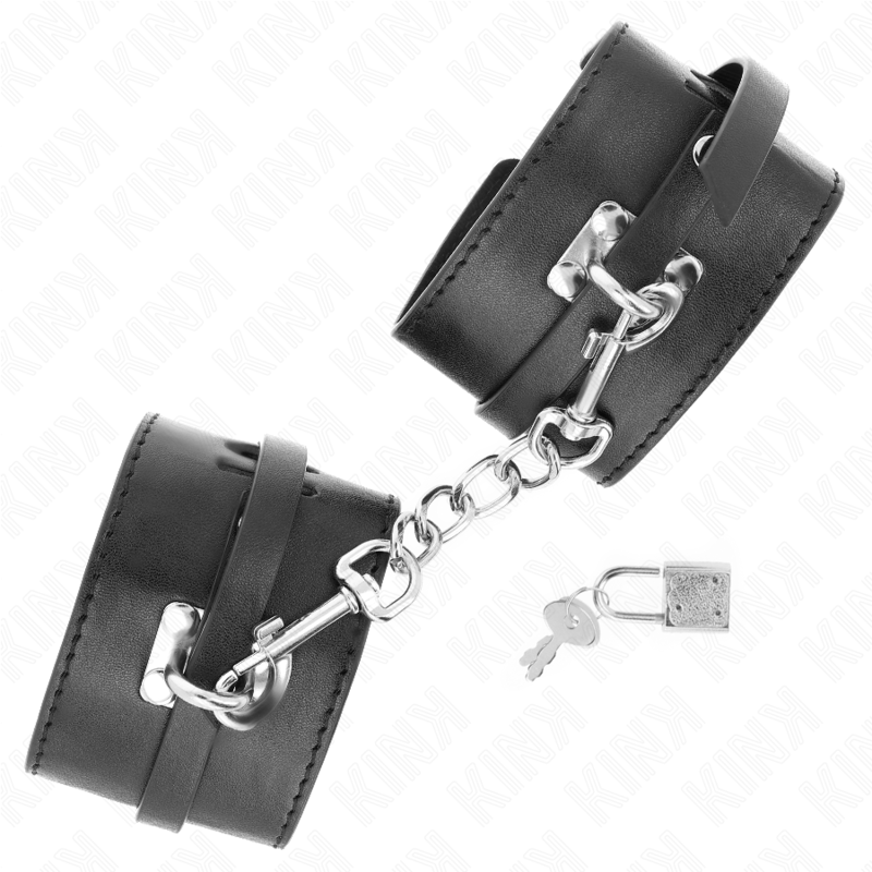 KINK – APPUI-POIGNETS VERROUILLABLES DELUXE NOIR AJUSTABLE 14,5-21 CM X 6 CM