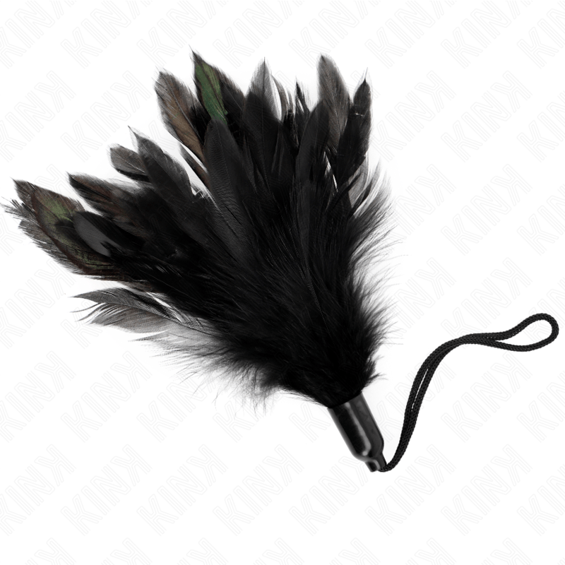 KINK – PLUMES CHACOUILLÉES AVEC MANCHE CORDE BASE PLASTIQUE 15 CM