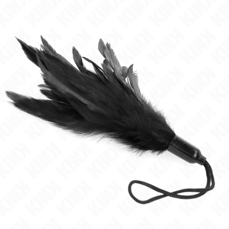 KINK – PLUMES CHACOUILLÉES AVEC MANCHE CORDE BASE PLASTIQUE 15 CM