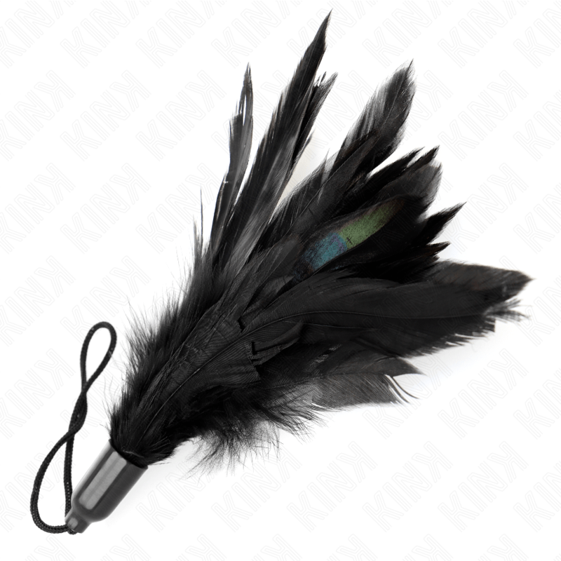 KINK – PLUMES CHACOUILLÉES AVEC MANCHE CORDE BASE PLASTIQUE 15 CM