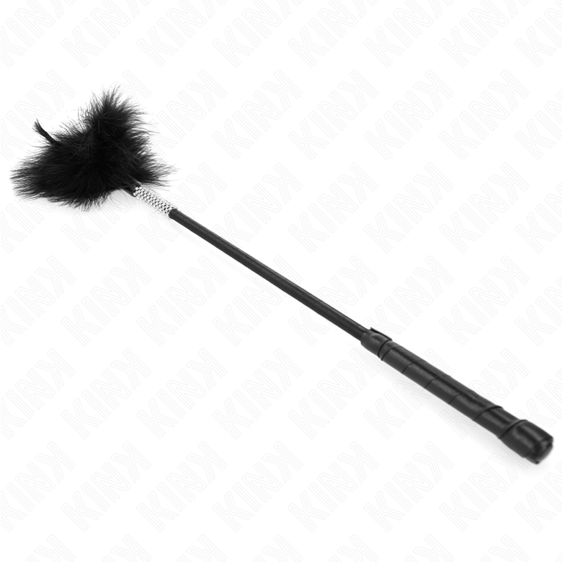 KINK – PLUMES CHACOUILLES AVEC MANCHE STRASS 50 CM