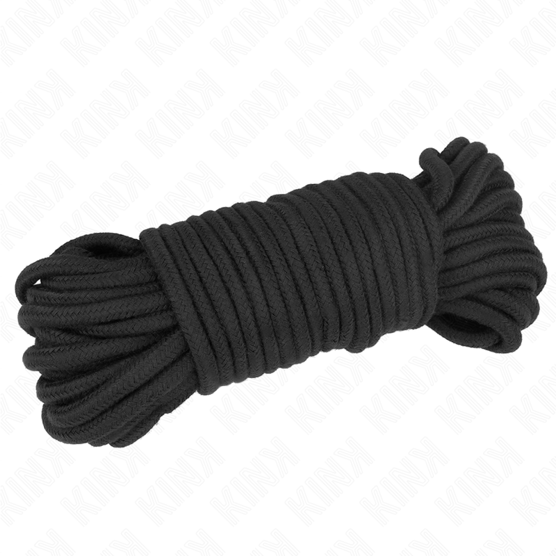 KINK – CORDE EN COTON 20 MÈTRES NOIR