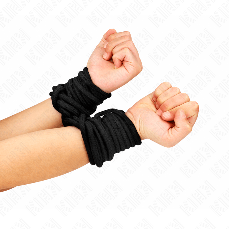 KINK – CORDE EN COTON 20 MÈTRES NOIR