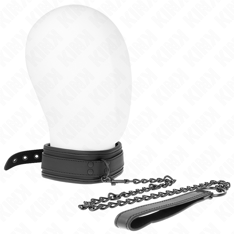 KINK – COLLIER DE BONDAGE EN NÉOPRÈNE MODÈLE 1 AVEC CEINTURE 78 CM RÉGLABLE 37,5 X 49,5 CM
