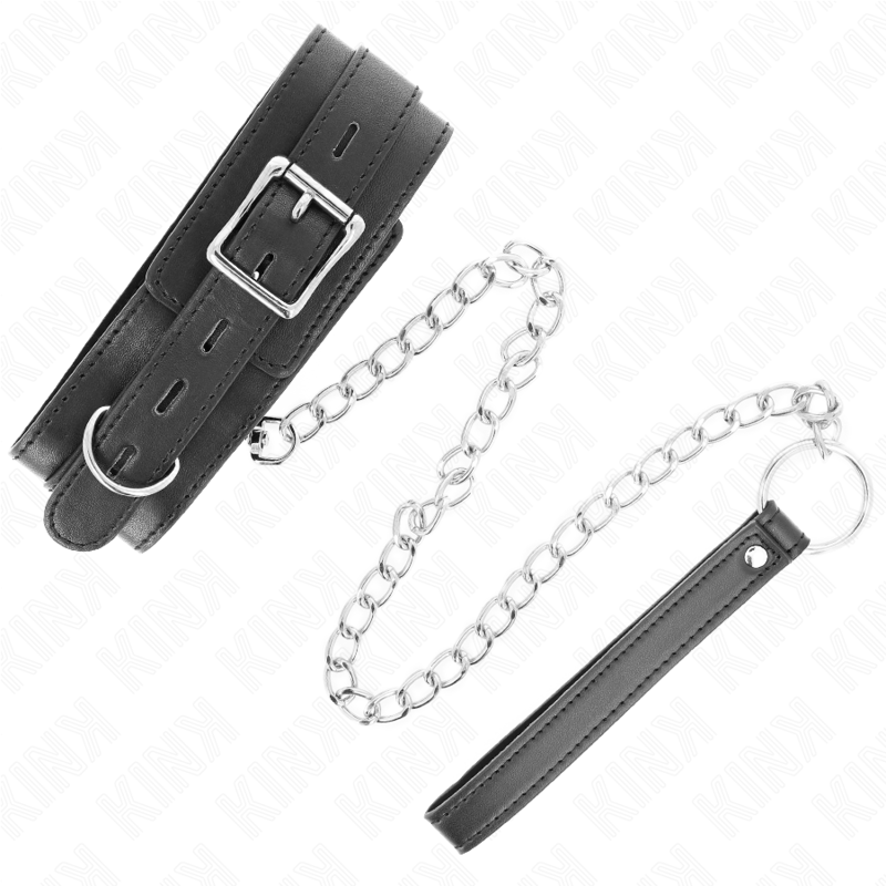 KINK – COLLIER AVEC CEINTURE 65 CM AVEC SANGLE NOIR 54 X 4,5 CM