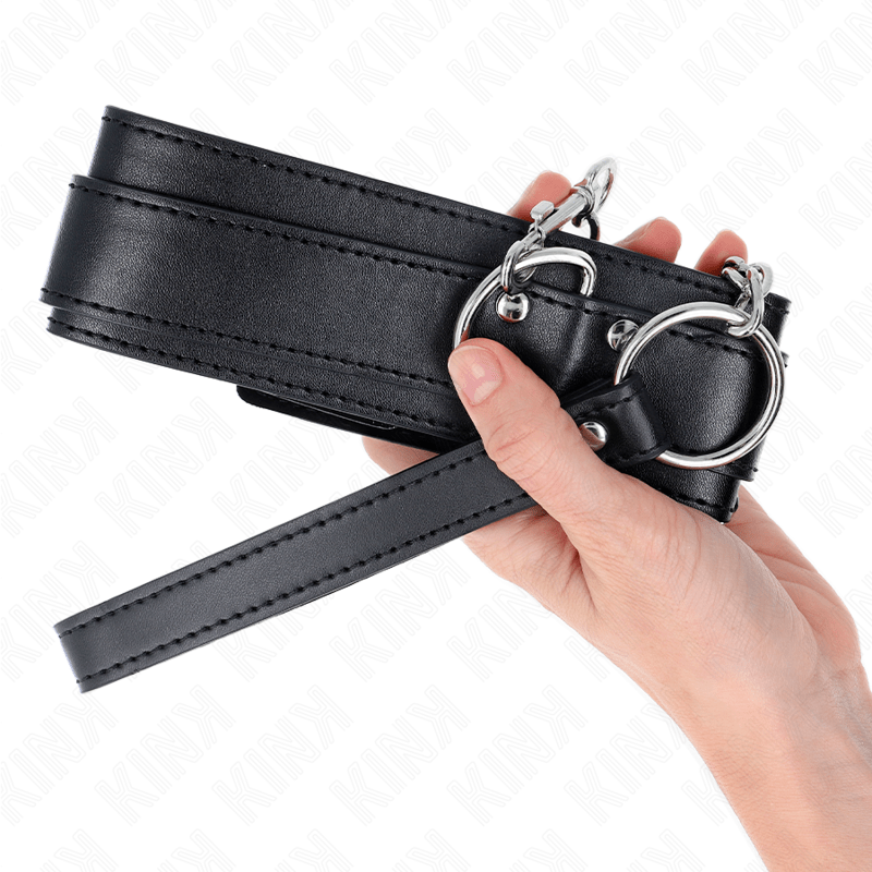 KINK – COLLIER AVEC BRACELET 65 CM BOUCLES ARGENT RÉGLABLES 33-46 CM X 5,5 CM