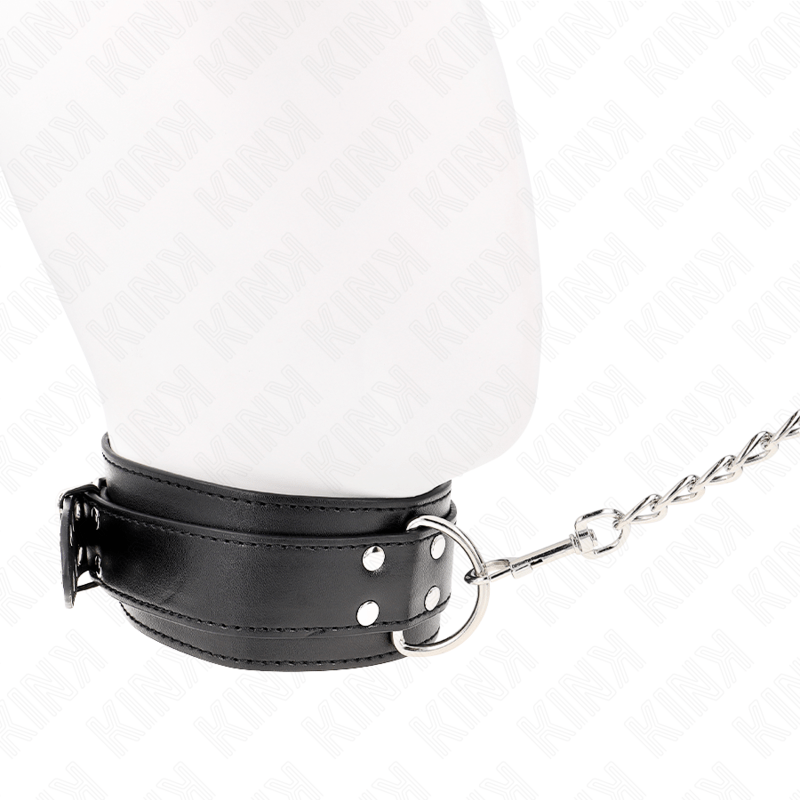 KINK – COLLIER AVEC BRACELET 65 CM BOUCLES ARGENT RÉGLABLES 33-46 CM X 5,5 CM