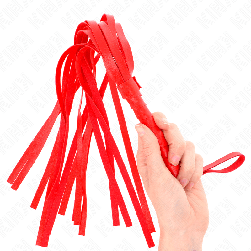 KINK – FOUET SIMPLE ROUGE 45 CM