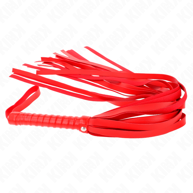 KINK – FOUET ROUGE MANCHE COURT LONG QUEUE 70 CM