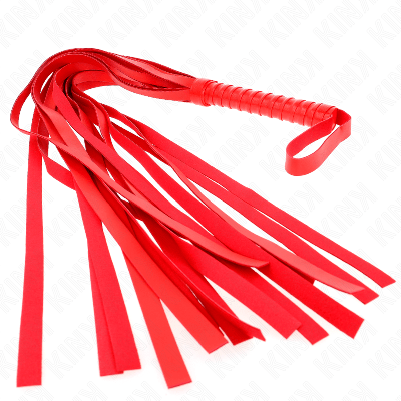 KINK – FOUET ROUGE MANCHE COURT LONG QUEUE 70 CM