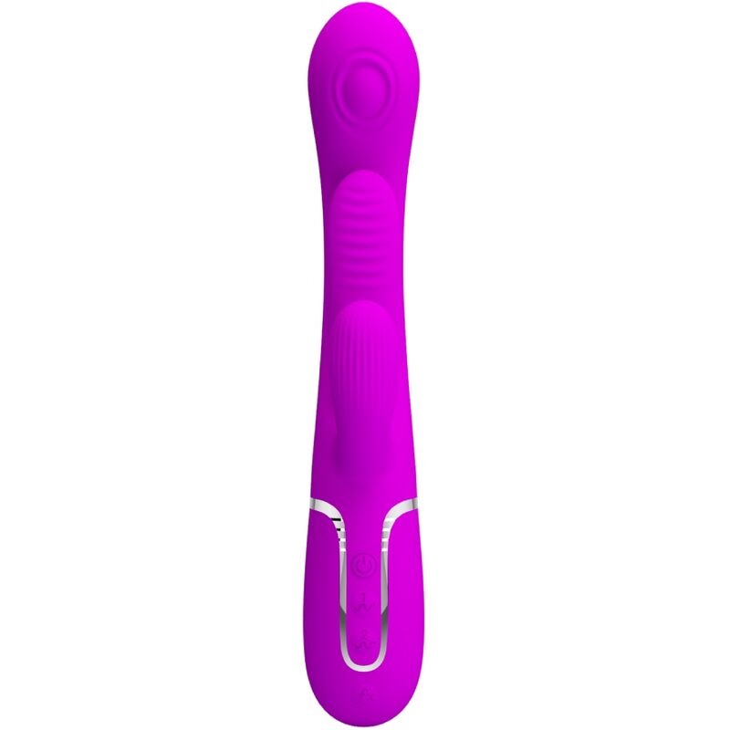 PRETTY LOVE – SHANIA TRIPLE RABBIT VIBRATEUR MULTIFONCTION ROSE