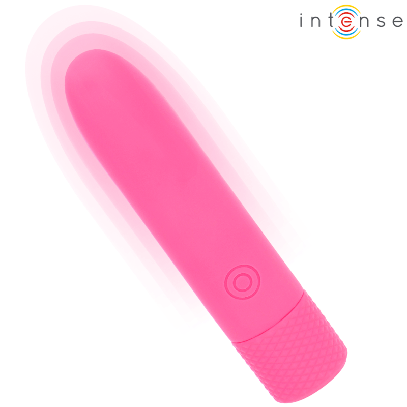 INTENSE – SYMONE BULLET VIBRANT RECHARGEABLE USB 8 VIBRATIONS ROSE 10 X 2,2 CM
