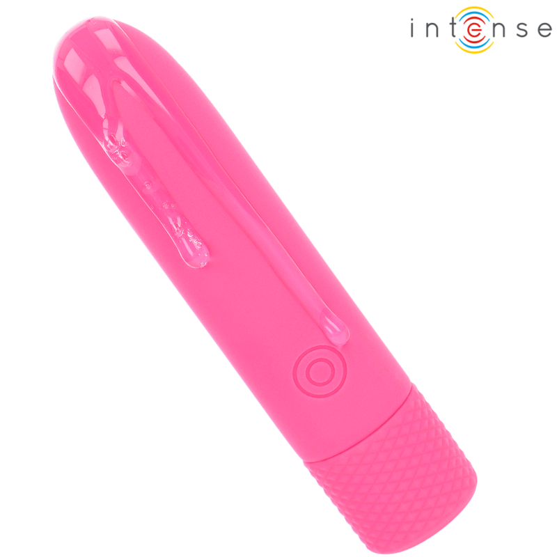 INTENSE – SYMONE BULLET VIBRANT RECHARGEABLE USB 8 VIBRATIONS ROSE 10 X 2,2 CM