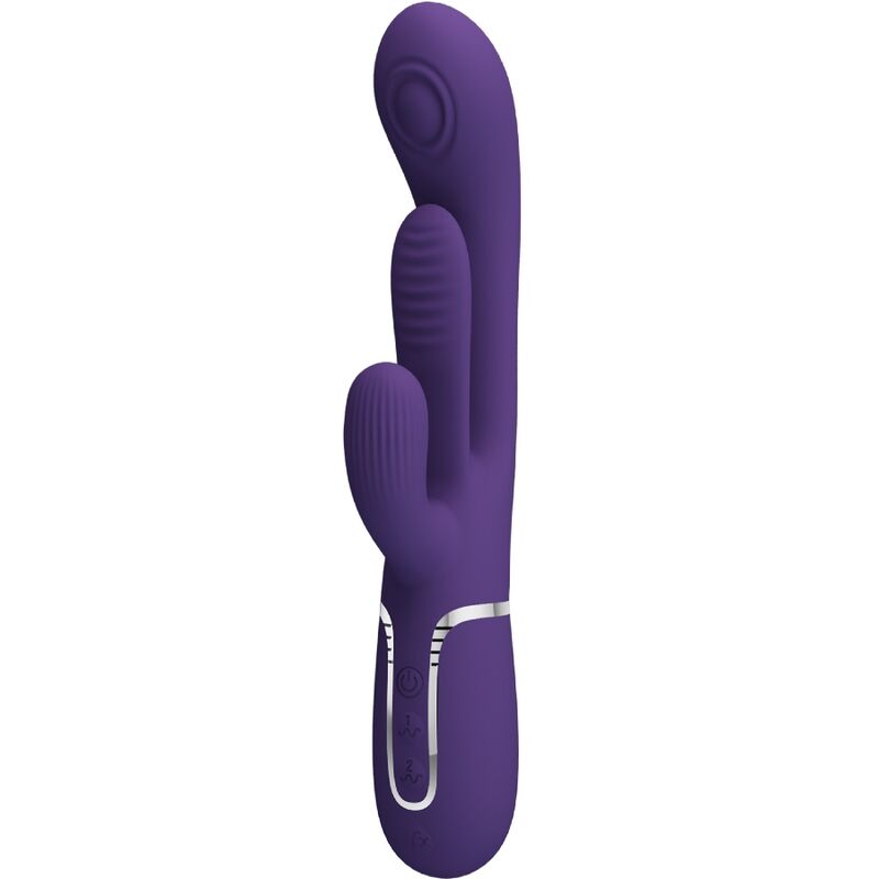 PRETTY LOVE – SHANIA TRIPLE RABBIT VIBRATEUR MULTIFONCTION VIOLET