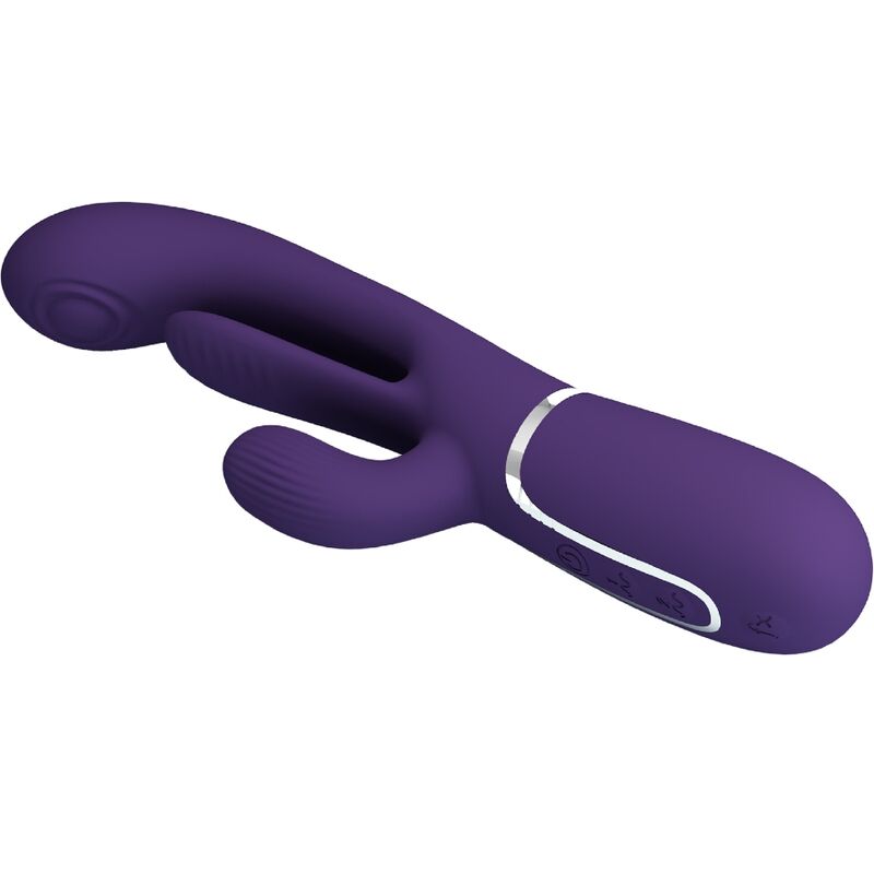 PRETTY LOVE – SHANIA TRIPLE RABBIT VIBRATEUR MULTIFONCTION VIOLET