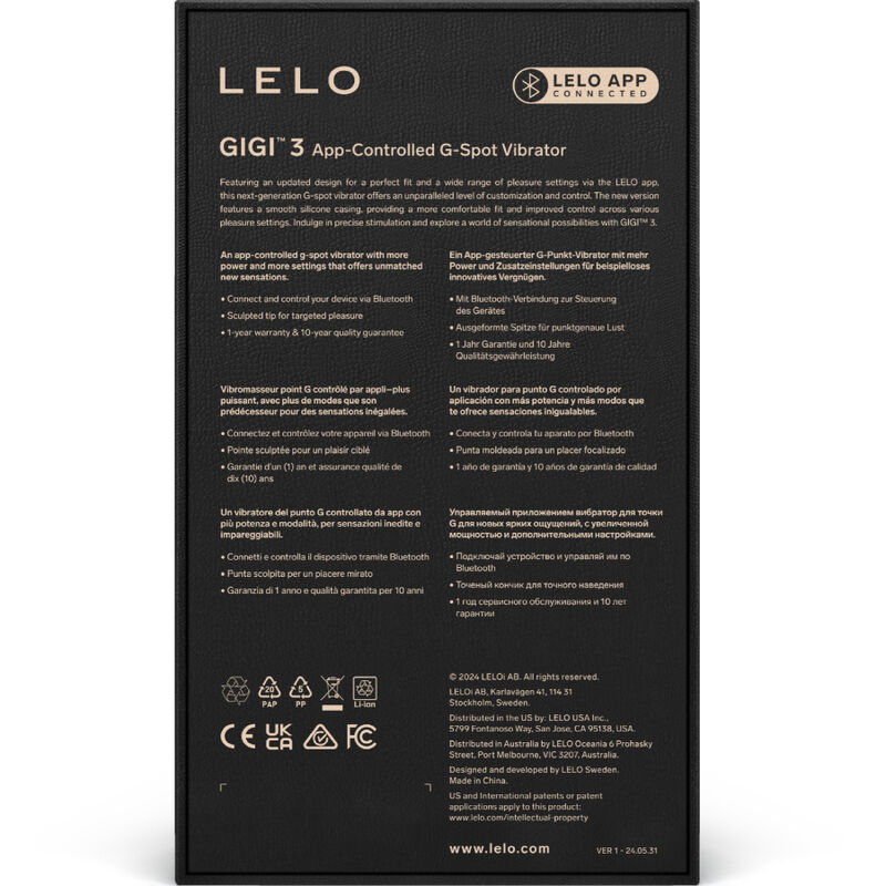 LELO – GIGI™ 3 VIBRATEUR POINT G ROSE