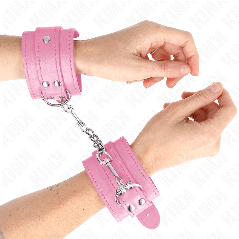 KINK – APPUI-POIGNETS SIMPLES ROSE RÉGLABLE 20-23 CM X 5,5 CM