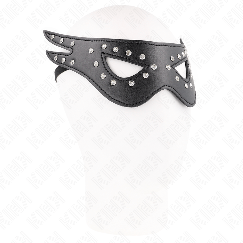 KINK – MASQUE SEXY EN CUIRETTE MODÈLE 2 27 x 13 CM