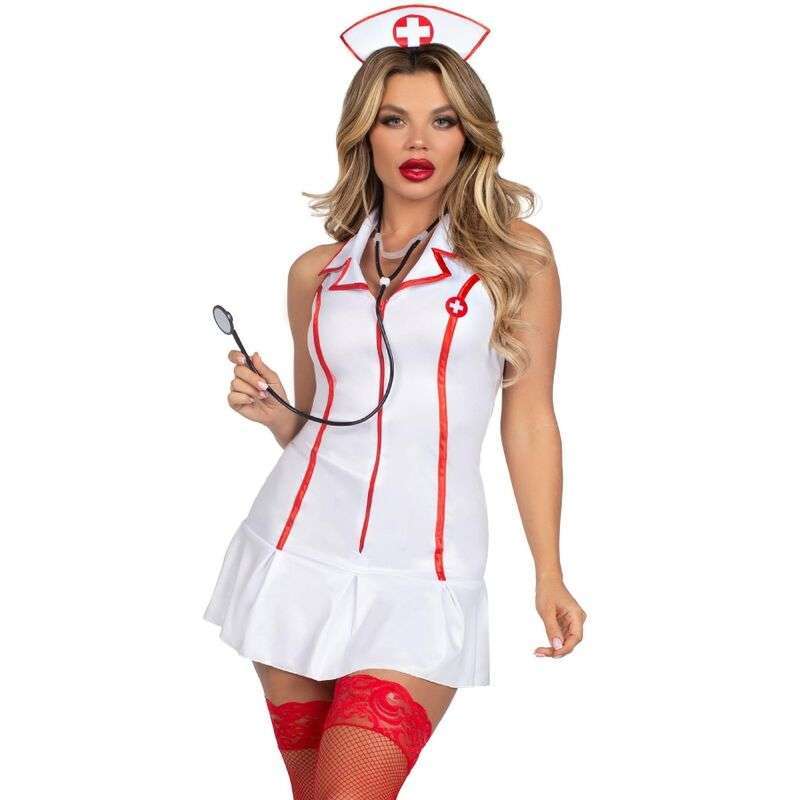 LEG AVENUE – COSTUME DINFIRMIÈRE EN CHEF BLANC S/M