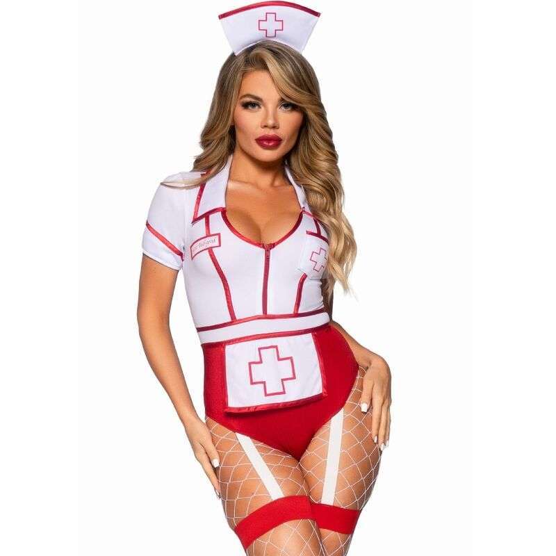 LEG AVENUE – COSTUME DINFIRMIÈRE SEXY ROUGE/BLANC S