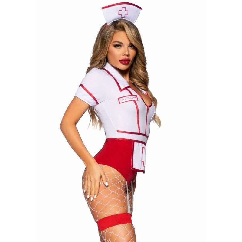 LEG AVENUE – COSTUME INFIRMIÈRE SEXY ROUGE/BLANC M