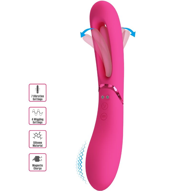 ROMANCE – VIBRATEUR POINT G LEXIE 7 VIBRATIONS ROSE