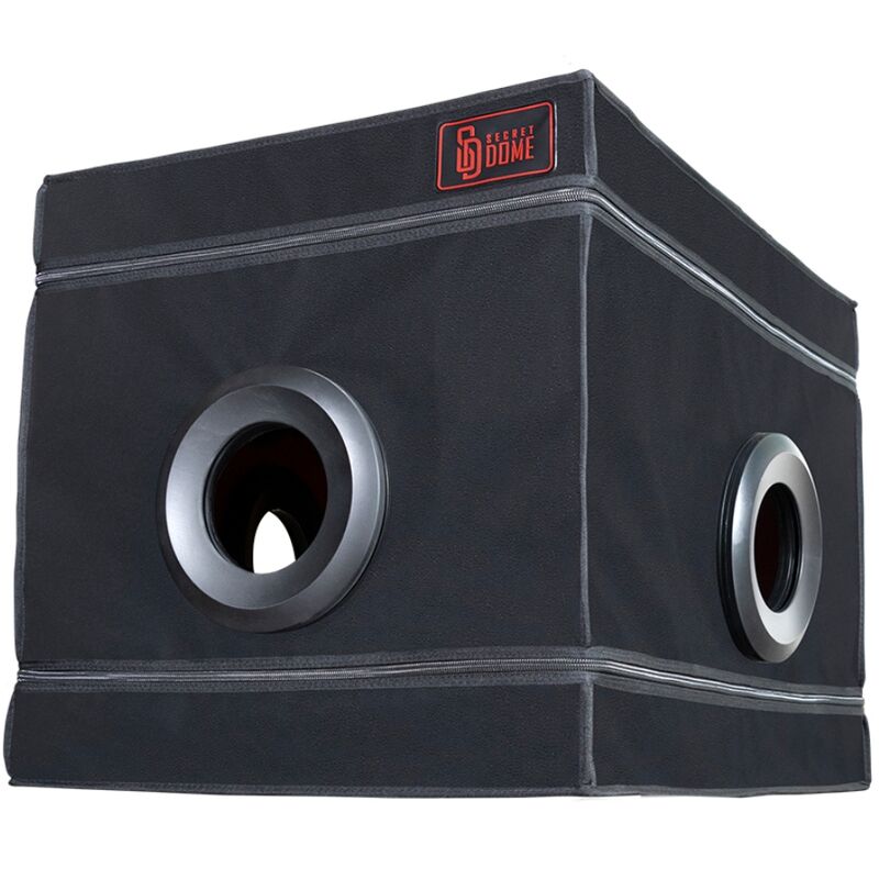 SECRET DOME – KINK CLUB LA NICHE CABINE NOIR ET ROUGE