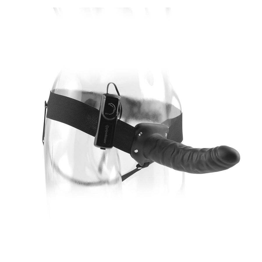 FETISH FANTASY SERIES – 19 CM VIBRANT CREUX STRAP-ON NOIR