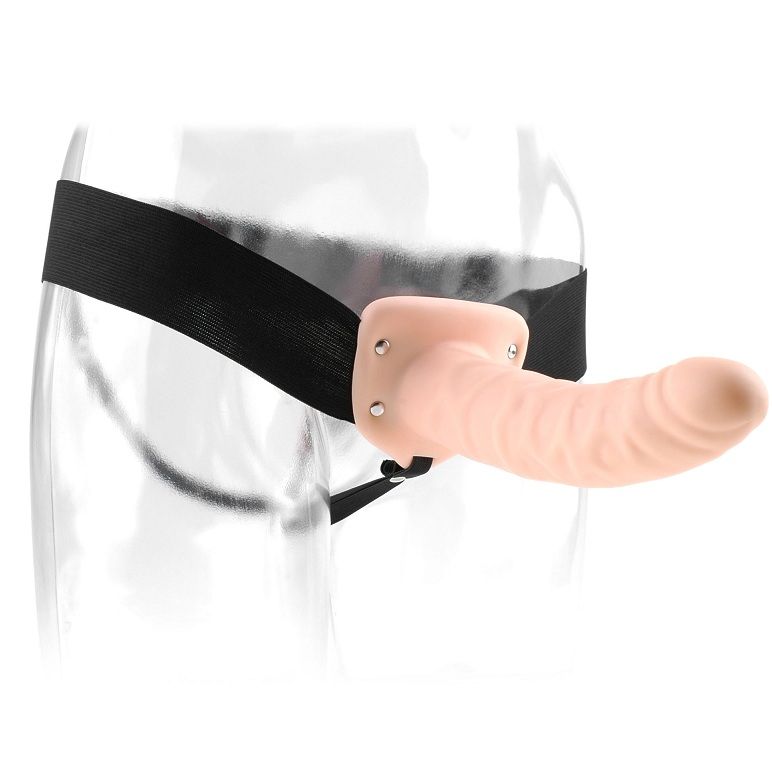 FETISH FANTASY SERIES – 19 CM CREUSE SANGLE-ON NATUREL