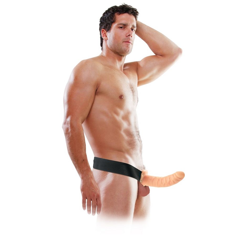 FETISH FANTASY SERIES – 19 CM CREUSE SANGLE-ON NATUREL