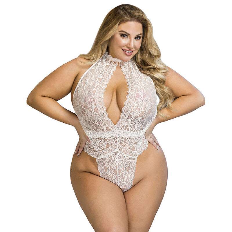 SUBBLIME – 953867 BODY DENTELLE BLANC L/XL