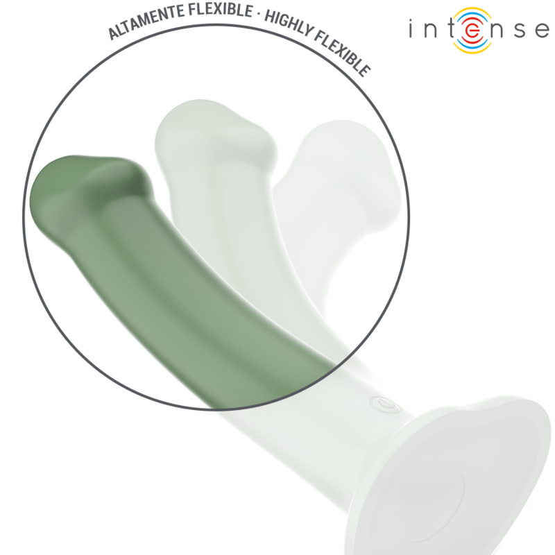 INTENSE – BECCA VIBRATEUR AVEC VENTOUSE 10 VIBRATIONS TÉLÉCOMMANDE VERTE