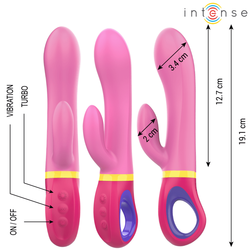 INTENSE – VIBRATEUR LAPIN ROSE DAPHNE