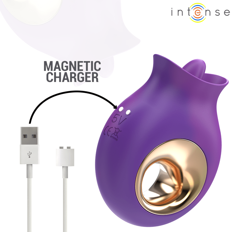INTENSE – TULI STIMULATEUR CLITORIS 9 VIBRATIONS  9 OSCILLATIONS VIOLET