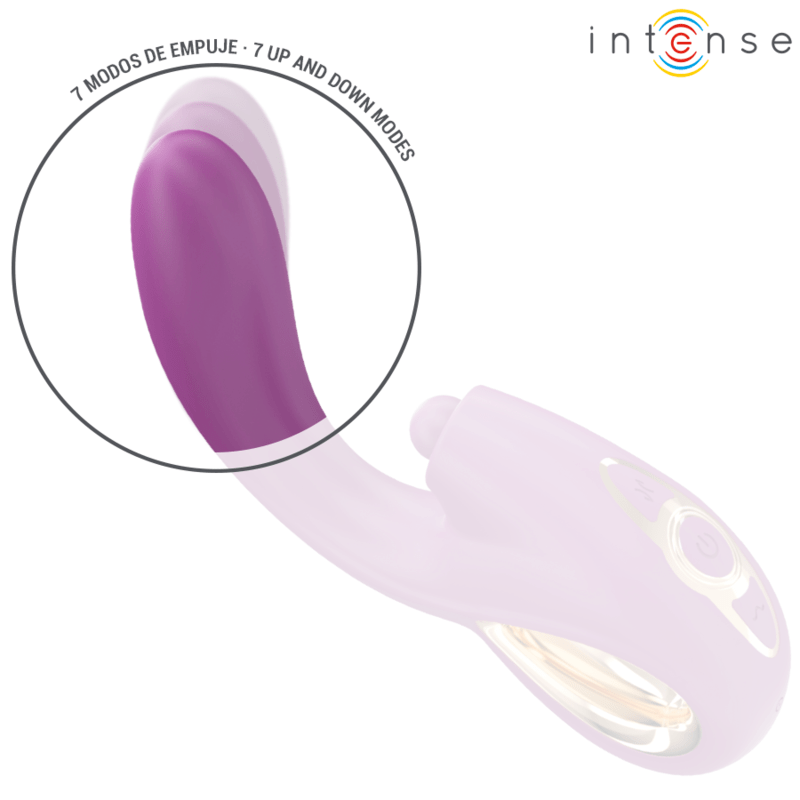 INTENSE – LALI VIBRATEUR MULTIFONCTION POINT G TAPPING  THRUST  VIBRATION VIOLET