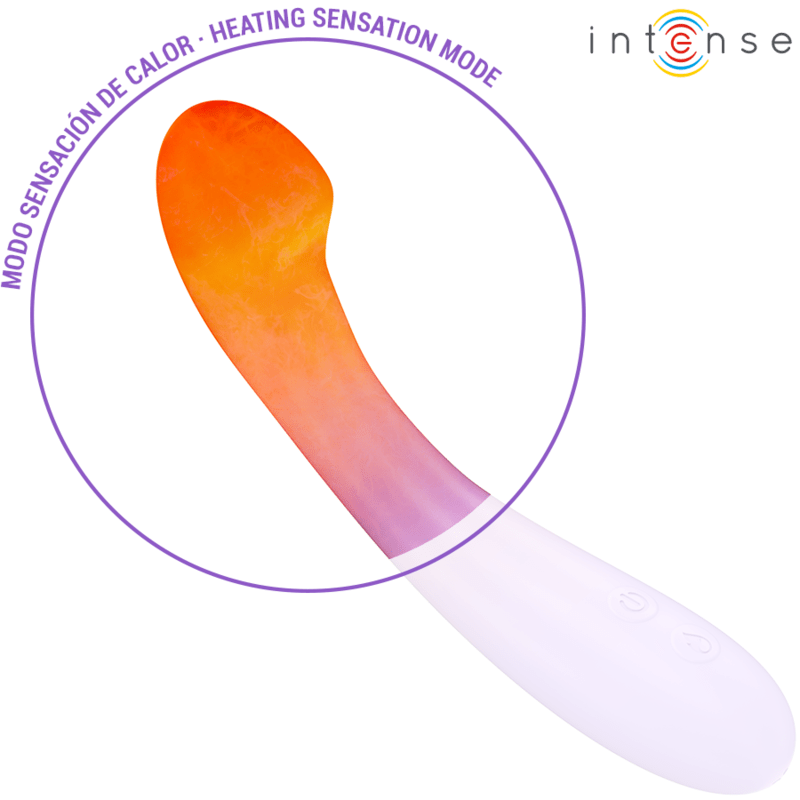 INTENSE – BECKY VIBRATEUR 19 CM CHAUFFANT 7 VIBRATIONS VIOLET