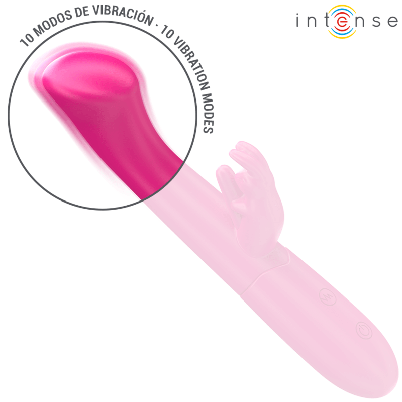 INTENSE – JULIETA VIBRATEUR RABBIT 18,6 CM 10 VIBRATIONS ROSE