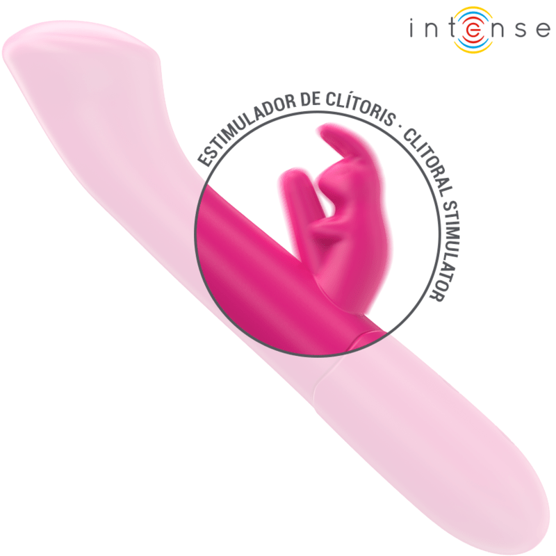 INTENSE – JULIETA VIBRATEUR RABBIT 18,6 CM 10 VIBRATIONS ROSE