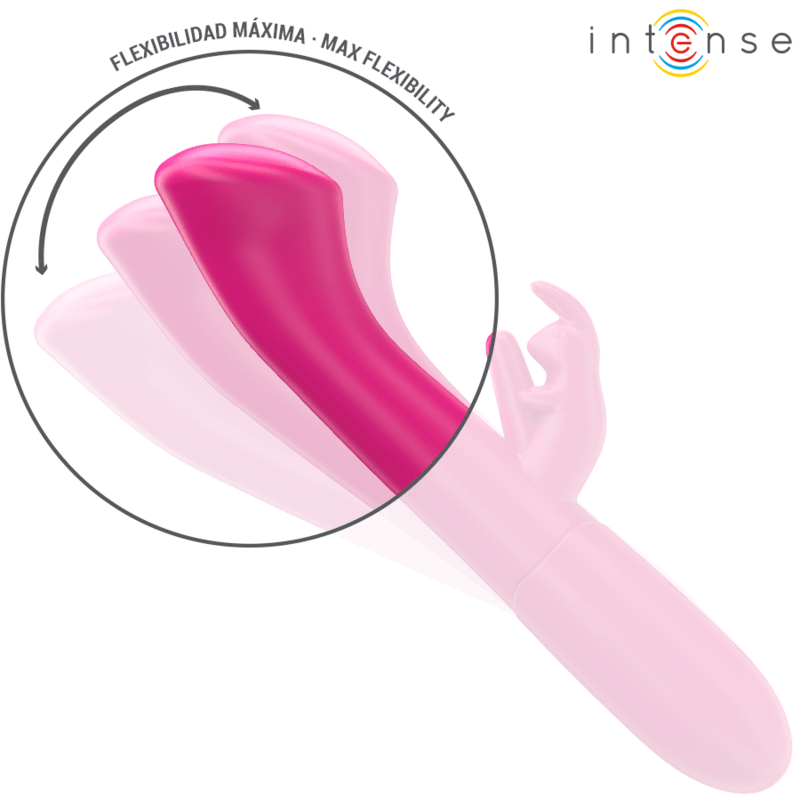 INTENSE – JULIETA VIBRATEUR RABBIT 18,6 CM 10 VIBRATIONS ROSE