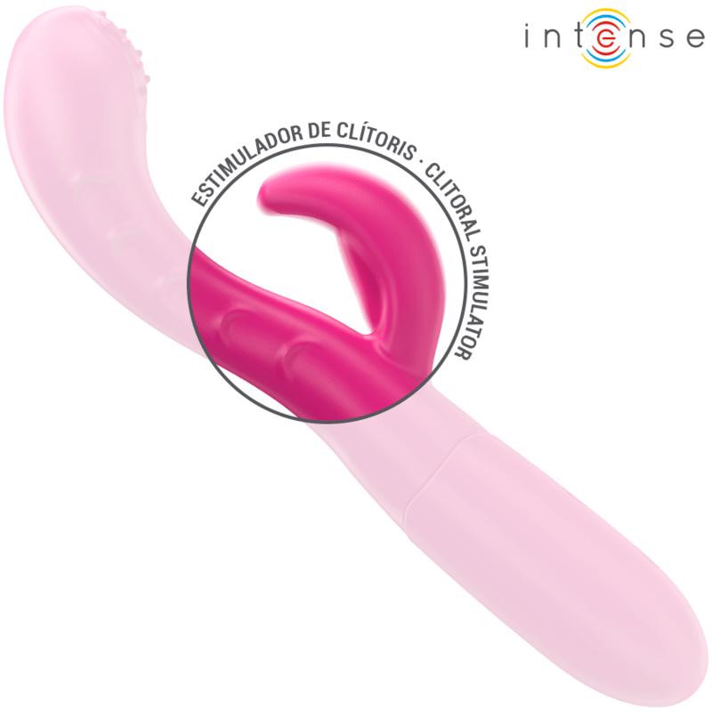INTENSE – AMARA VIBRATEUR AVEC LANGUE STIMULANTE 10 VIBRATIONS ROSE