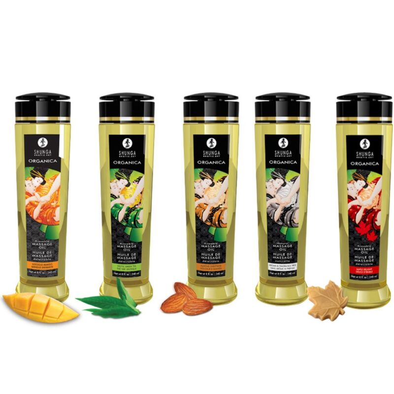 SHUNGA – HUILE DE MASSAGE BIO MANGO 240 ML