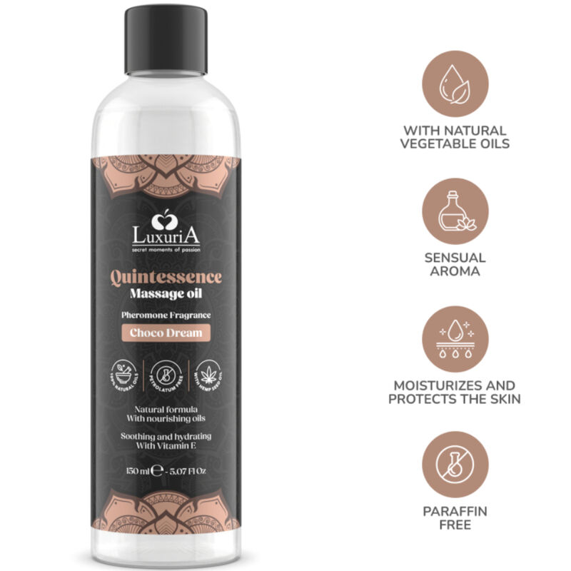 INTIMATELINE LUXURIA – HUILE DE MASSAGE CHOCOLAT 150 ML