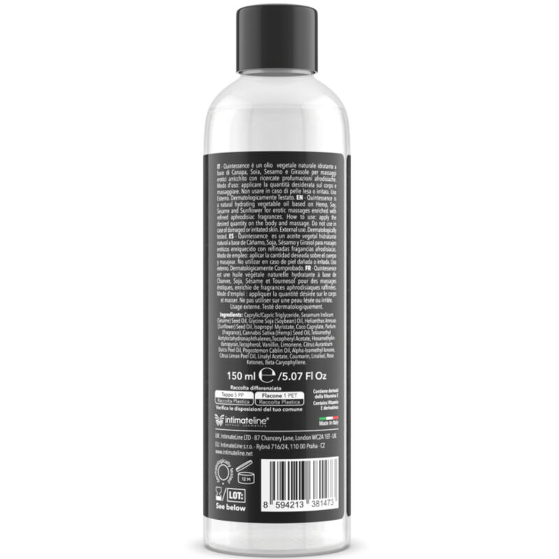 INTIMATELINE LUXURIA – ACEITE DE MASAJES VAINILLE EXOTIQUE 150 ML