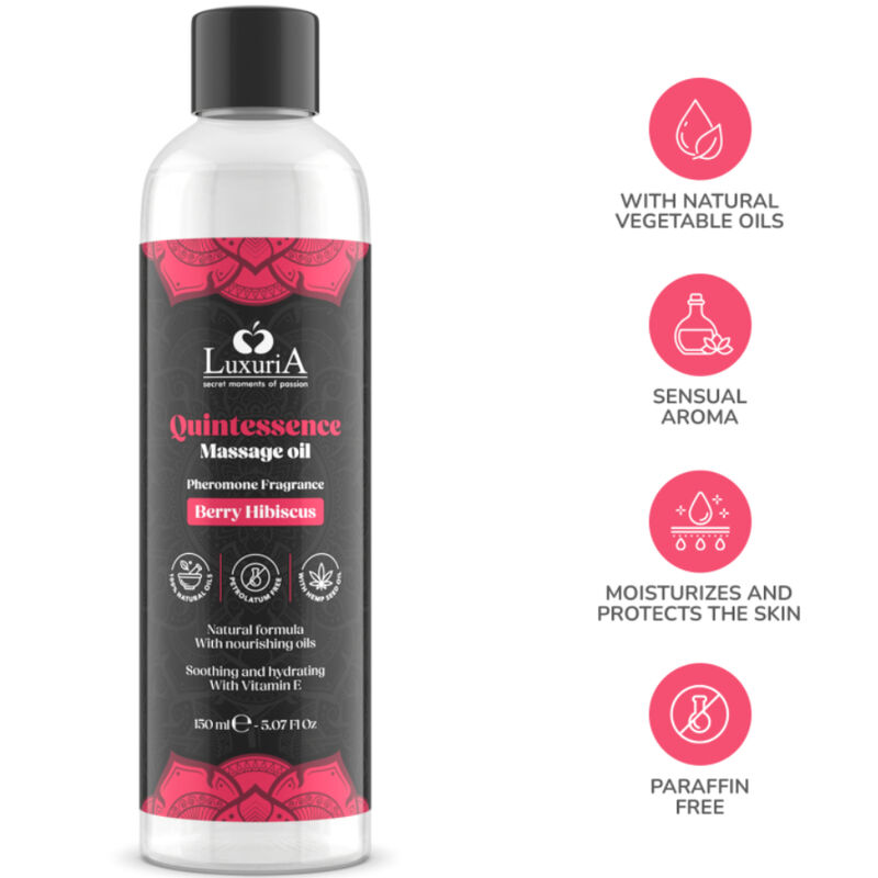 INTIMATELINE LUXURIA – HUILE DE MASSAGE BAIES 150 ML