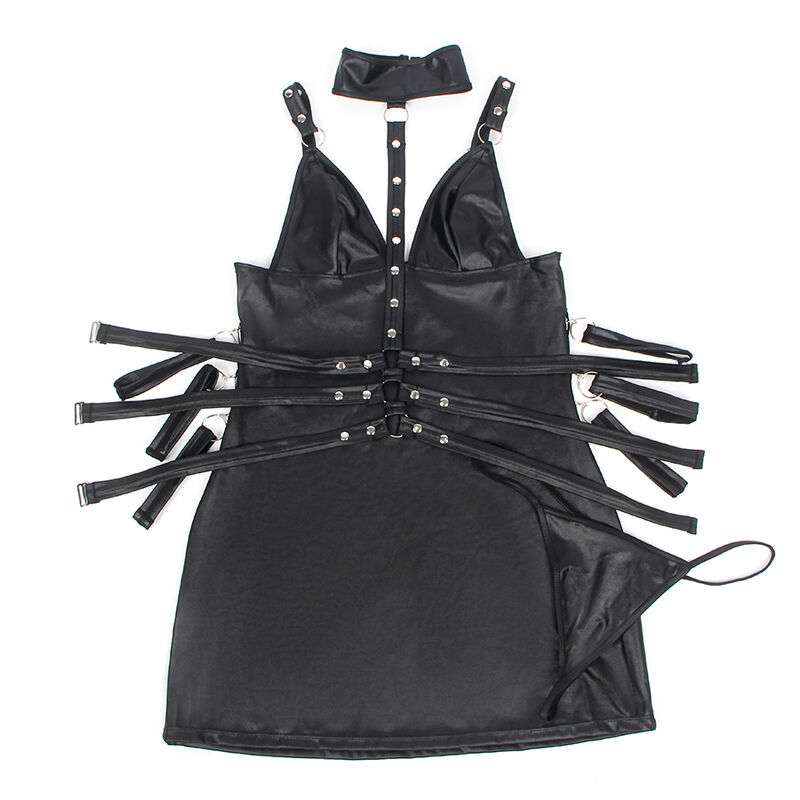 SUBBLIME – 954413 BODY BONDAGE EN CUIR NOIR L/XL