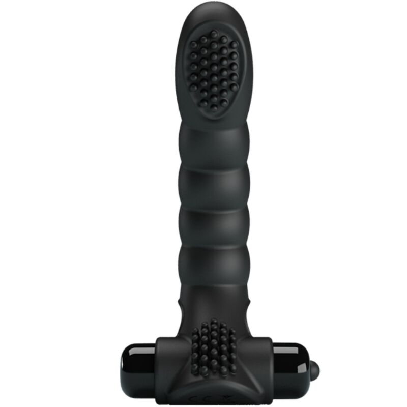 PRETTY LOVE – VIBRATEUR DOIGT ALEXANDER 10 VIBRATIONS NOIR