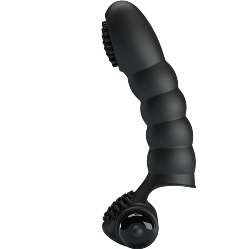PRETTY LOVE – VIBRATEUR DOIGT ALEXANDER 10 VIBRATIONS NOIR